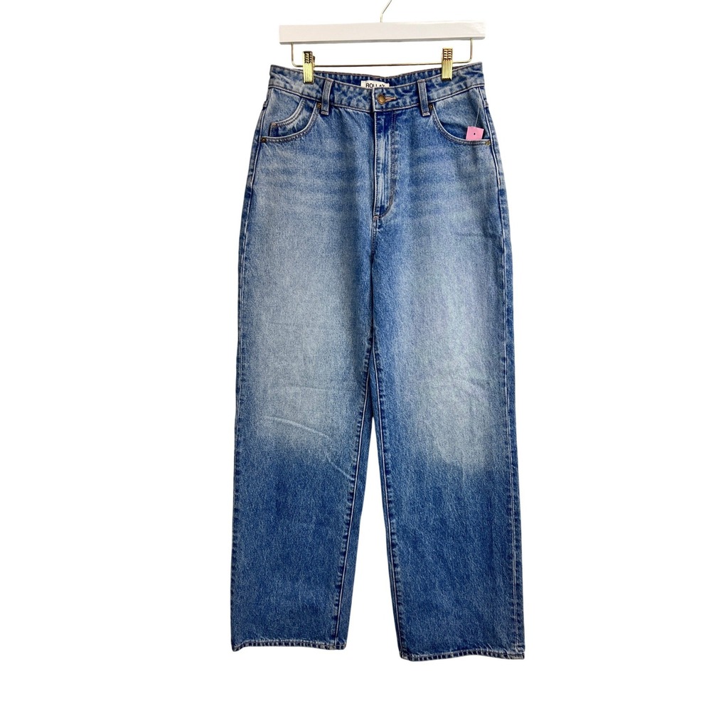 Rolla's Heidi Jeans Womens 30 Blue Excellent High Rise Loose Straight Denim